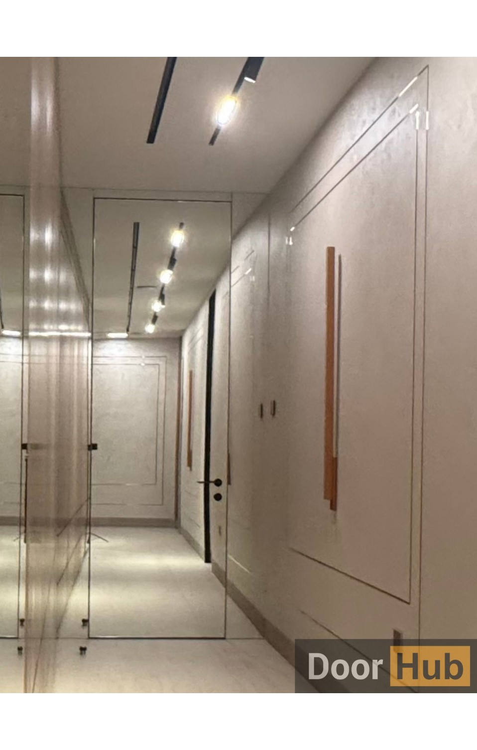 Mirror Hinged Door – Developer-Grade Residential Interior Solution